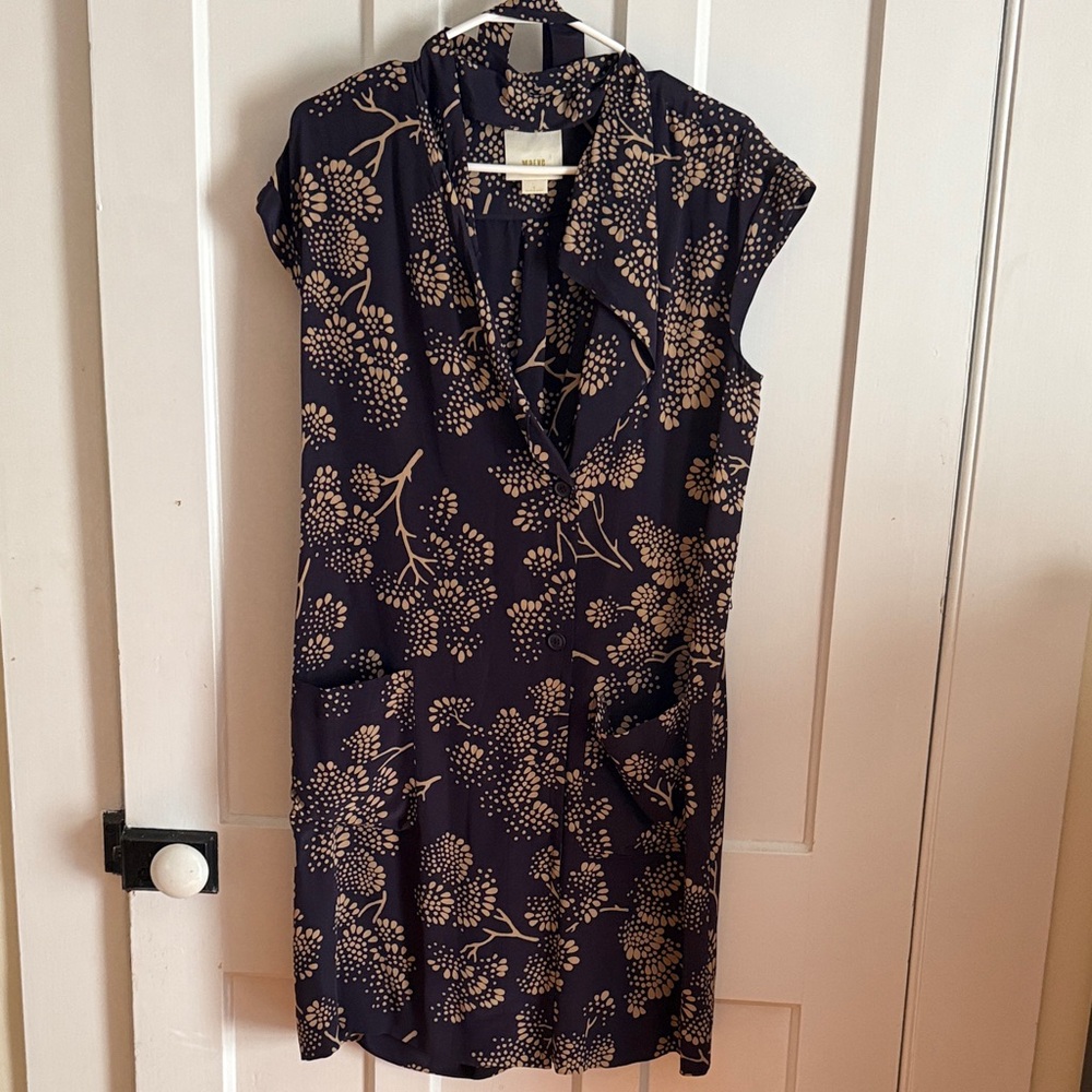 Maeve Anthropologie Winter Tree Dress